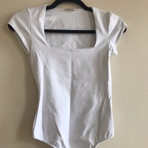 Free people square neck body suit